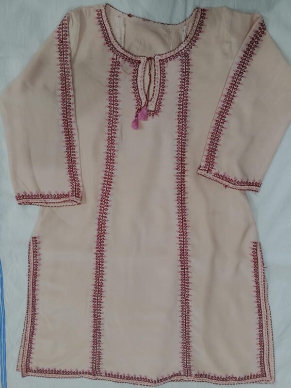 Light Pink Balochi Shirt - Image 2