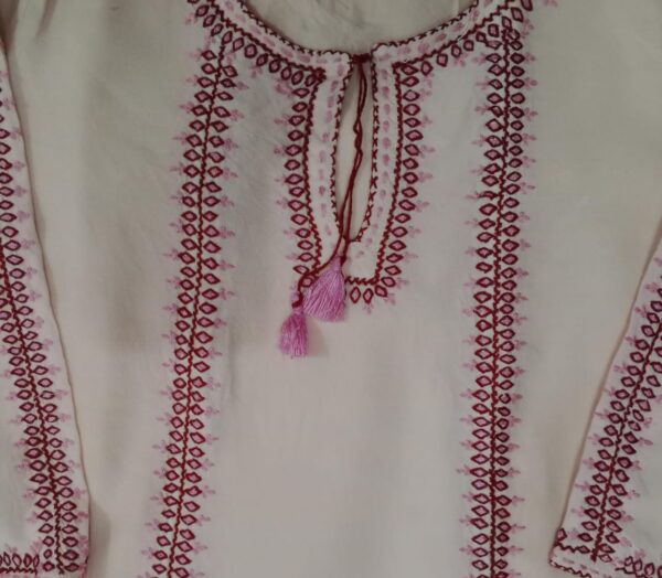 Light Pink Balochi Shirt