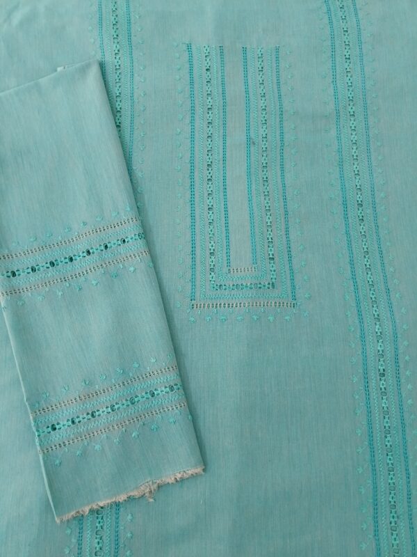 Light Sea Green Shirt (Tarkashi) Limited Stock