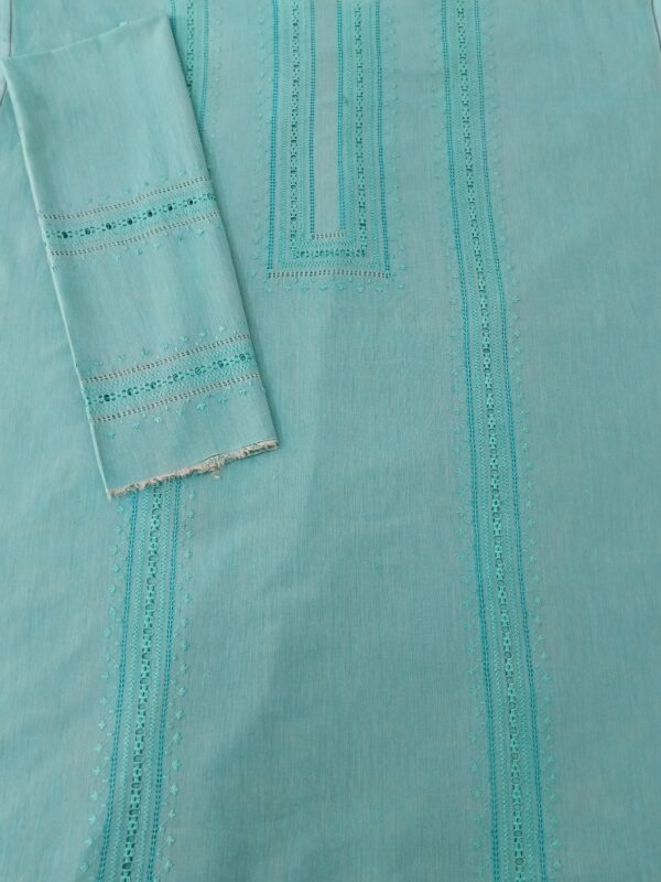 Light Sea Green Shirt (Tarkashi) Limited Stock - Image 3