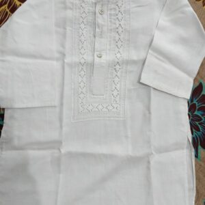 white lawn baby kurta